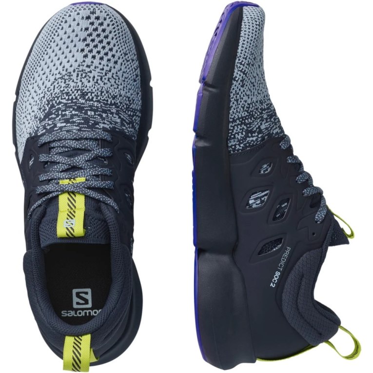 Navy Salomon Predict Soc 2 Men's Running Shoes | IE PN4912